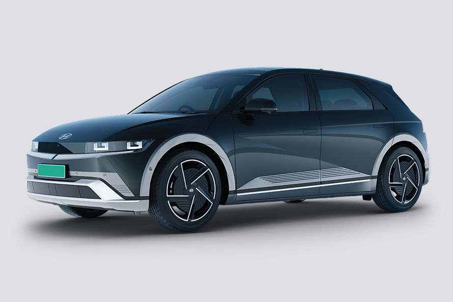 Hyundai IONIQ 5 Facelift Front Left Quarter View Hyundai IONIQ 5 Facelift Front Left Quarter View