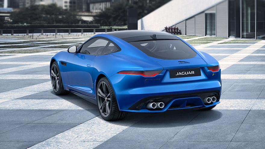 Jaguar F-TYPE Rear Left View