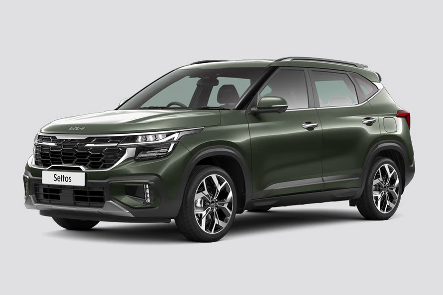 Kia Seltos Front Left Quarter View