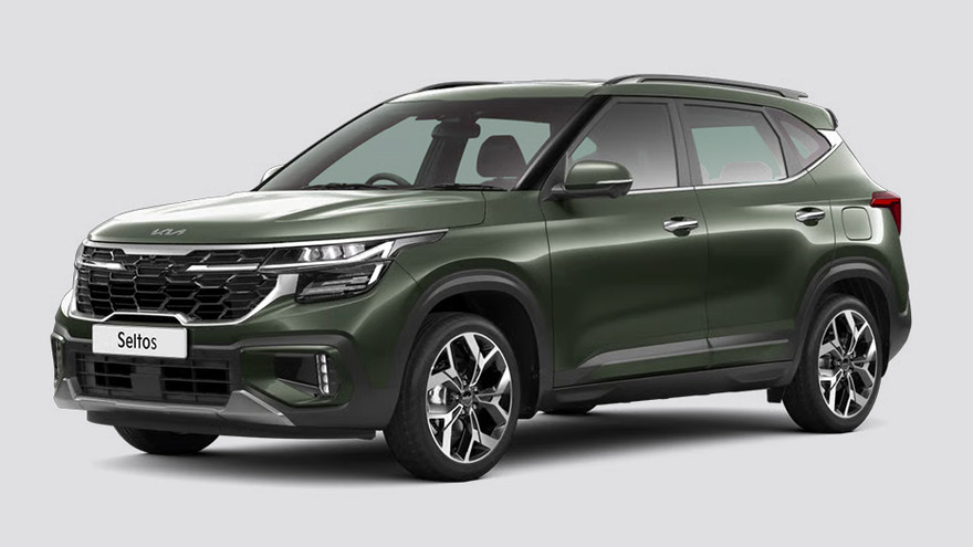 Kia Seltos Front Left Quarter View