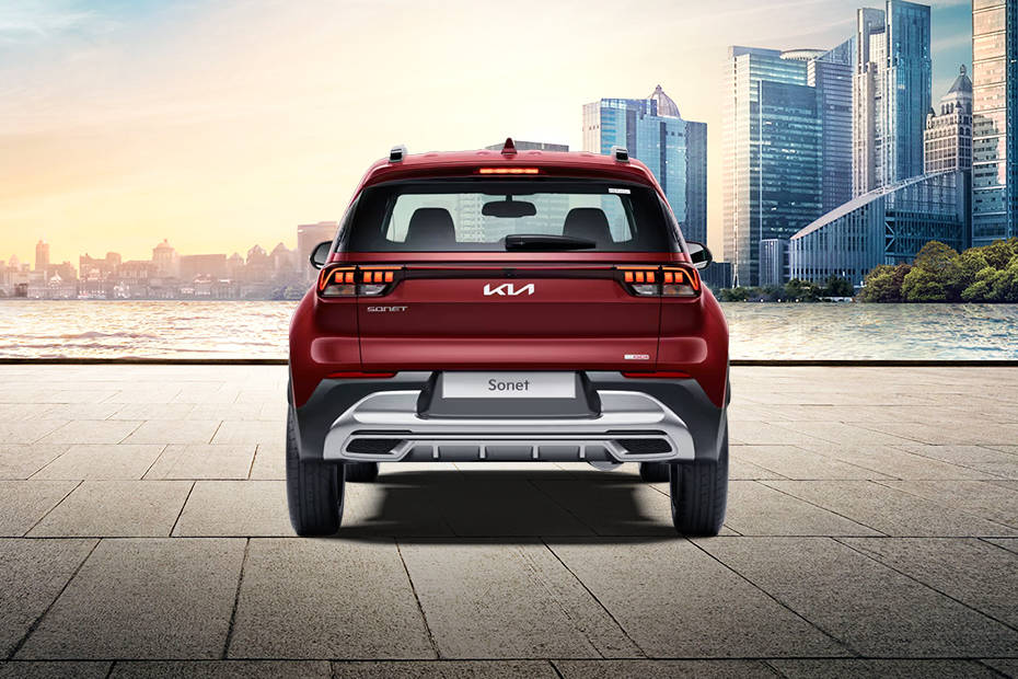 Kia Sonet Rear view Image by CarDekho