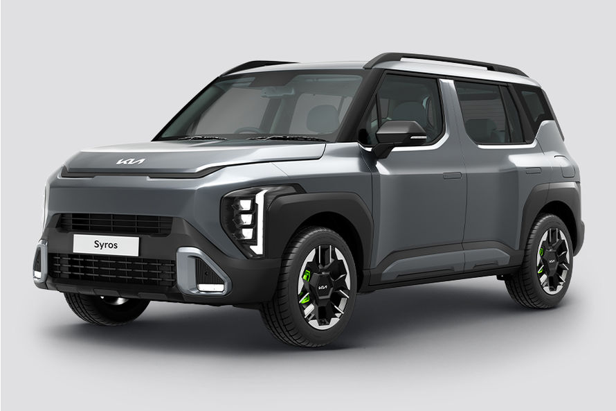 Kia Syros Front Left Quarter View