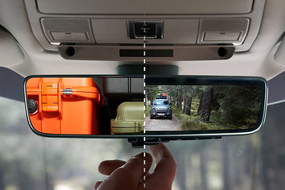 land rover defender rear view mirror