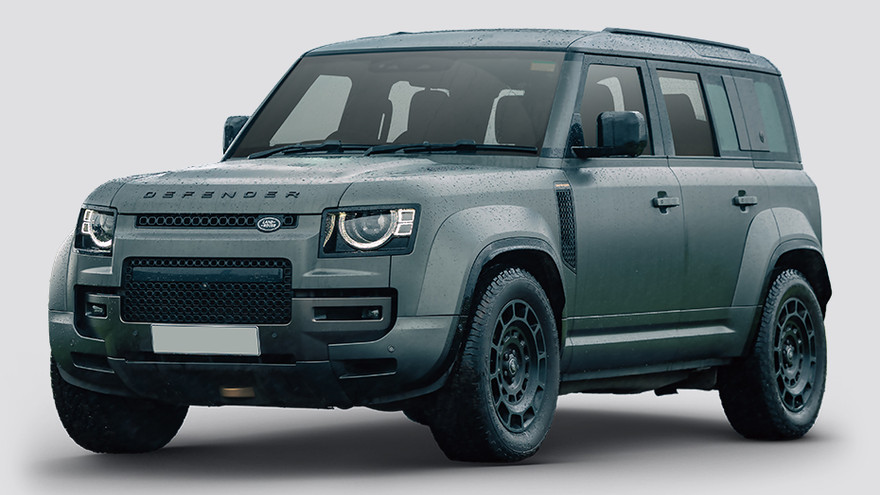 டிபென்டர் முன்புறம் left quarter காண்க