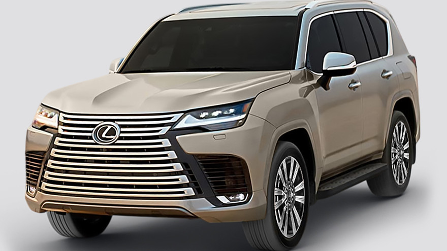 లెక్సస్ ఎల్ఎక్స్ ముందు ఎడమ క్వార్టర్ వ్యూ