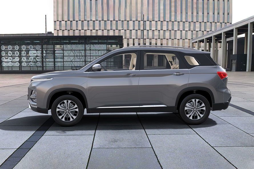MG Hector Plus Side View (Left) 