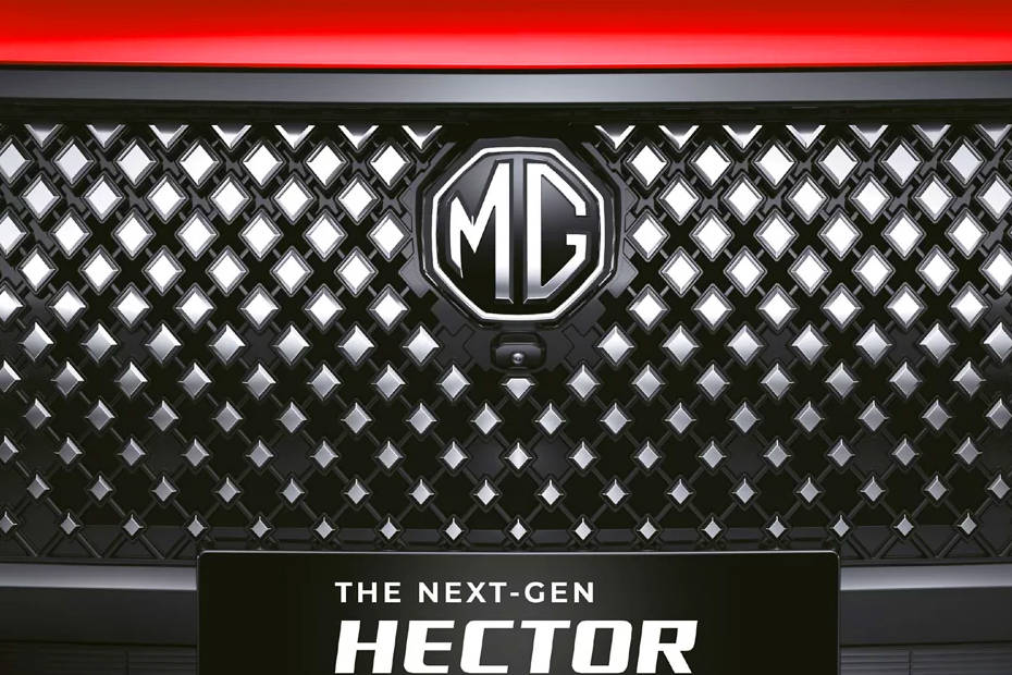 MG Hector Front Grill - Logo