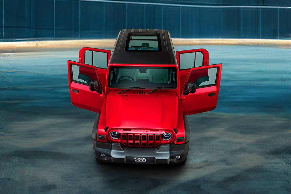 Mahindra Thar ROXX Rear View (Doors Open)