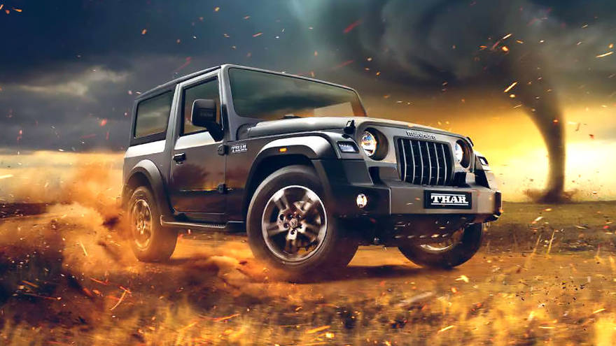 Mahindra Thar Front Right Side