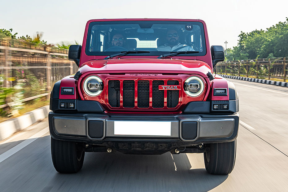 Mahindra Thar OG Driving: Front View