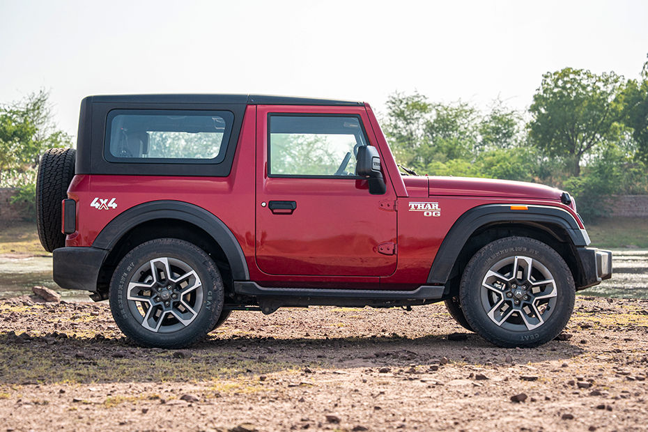 Mahindra Thar OG Side Profile View (Right)