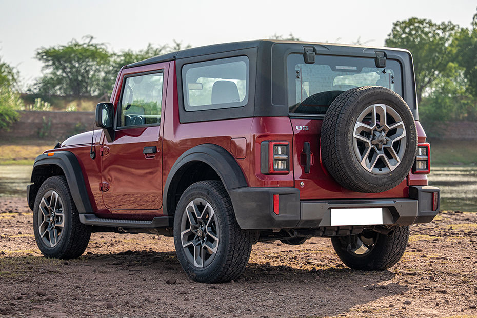 Mahindra Thar OG Rear Left Three Quarter View