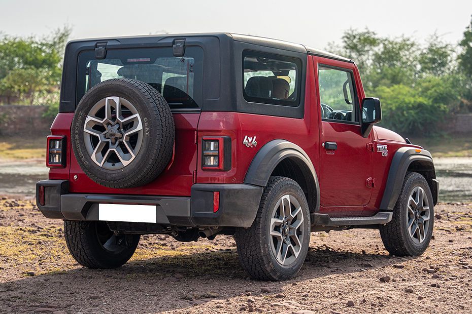 Mahindra Thar OG Rear Right Three Quarter View