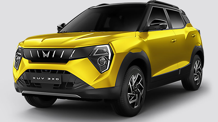 Mahindra XUV 3XO Front Left Quarter View Mahindra XUV 3XO Front Left Quarter View