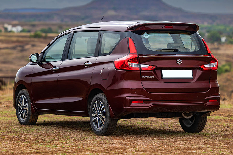 Maruti Suzuki Ertiga Rear Left Three Quarter View