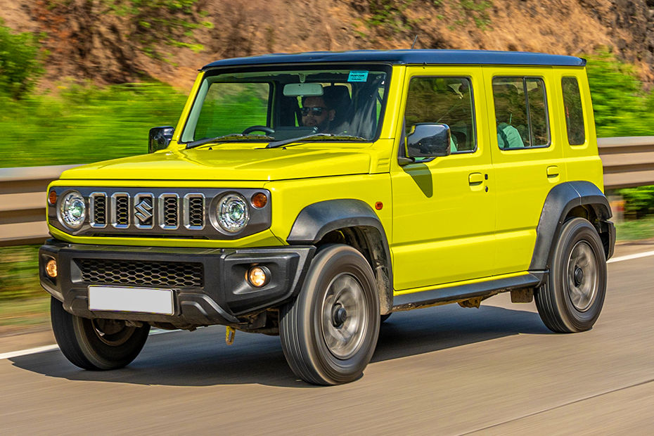 Maruti Suzuki Jimny Driving: Front Left Quarter View