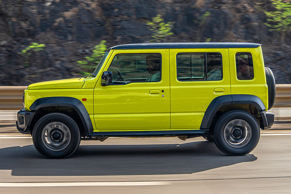 Maruti Suzuki Jimny Driving: Side Profile (Left) View