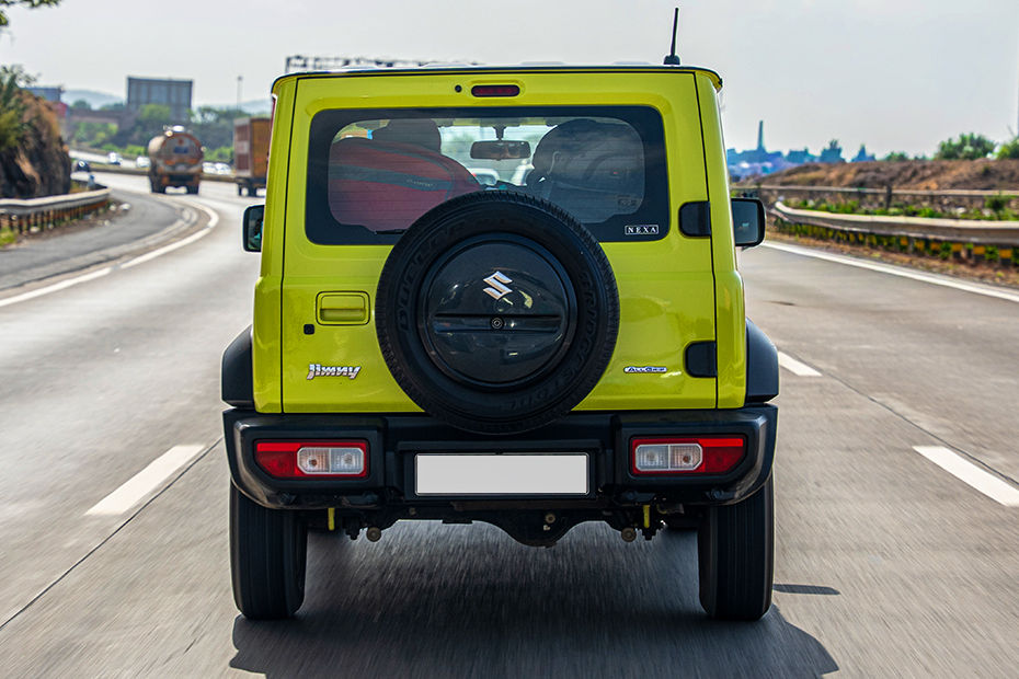 Maruti Suzuki Jimny Driving: Rear View