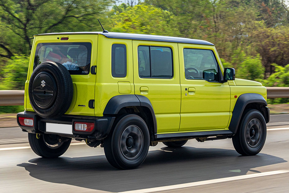 Maruti Suzuki Jimny Driving: Rear Right Three Quarter View