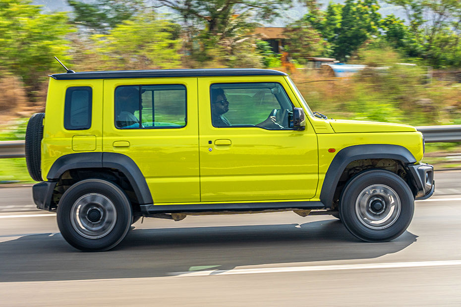 Maruti Suzuki Jimny Driving: Side Profile (Right) View