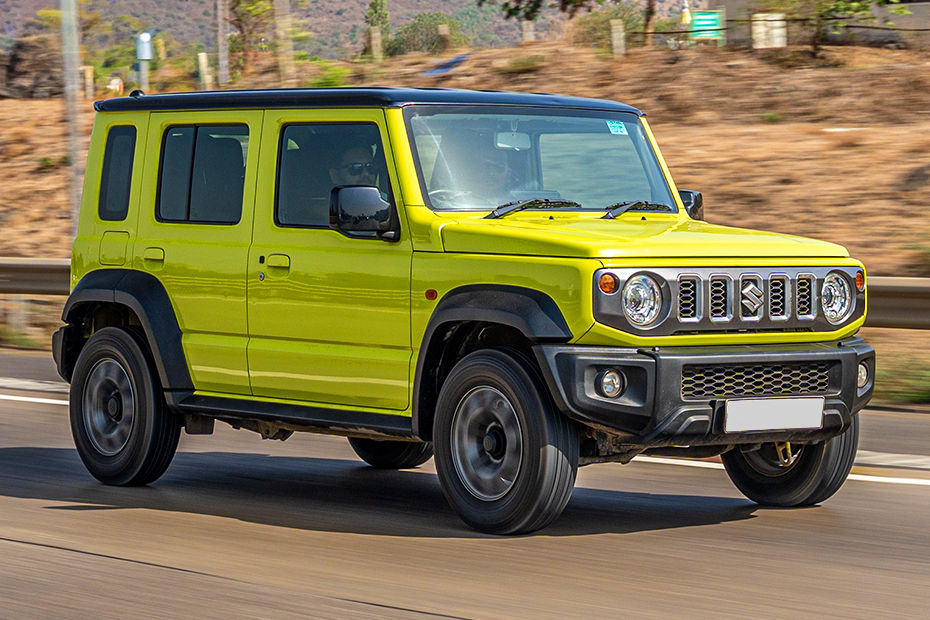 Maruti Suzuki Jimny Driving: Front Right Quarter View
