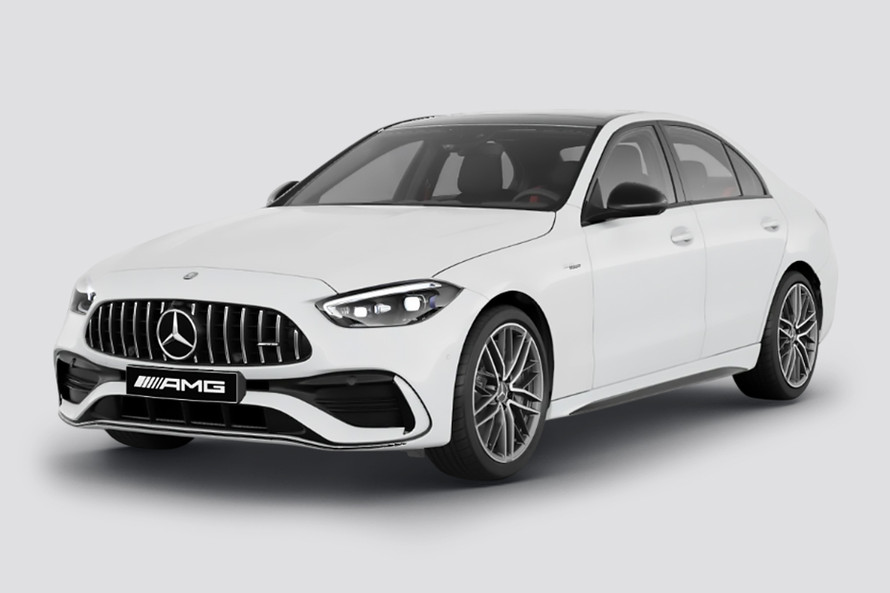 மெர்சிடீஸ் ஏஎம்ஜி சி43 முன்புறம் left quarter காண்க