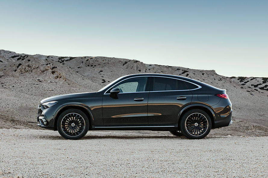 Mercedes-Benz GLC Coupe 2023 Side View (Left) 