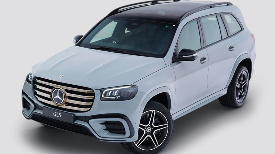 Mercedes-Benz GLS Front Left Quarter View Mercedes-Benz GLS Front Left Quarter View