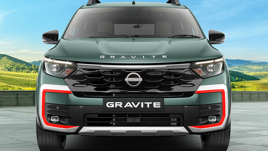 நிசான் gravite முன்புறம் காண்க