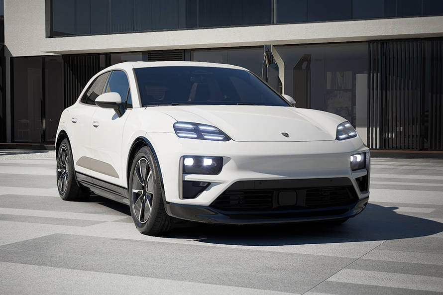 Porsche Macan EV Front Left Side