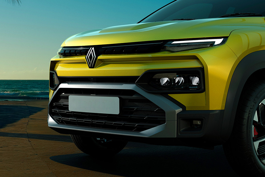 Renault Kiger Facelift Review – Stylish Subcompact SUV Features 4 grille 97