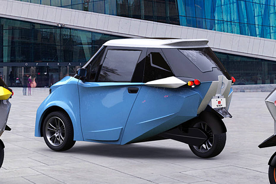 Strom Motors R3 Rear Left View