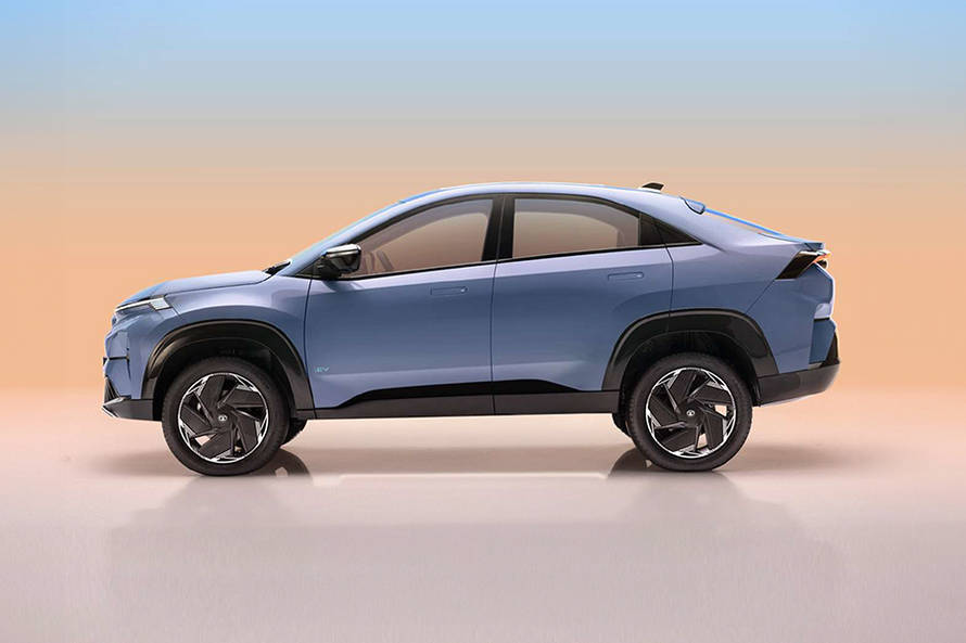 Tata Curvv EV Side View (Left) 