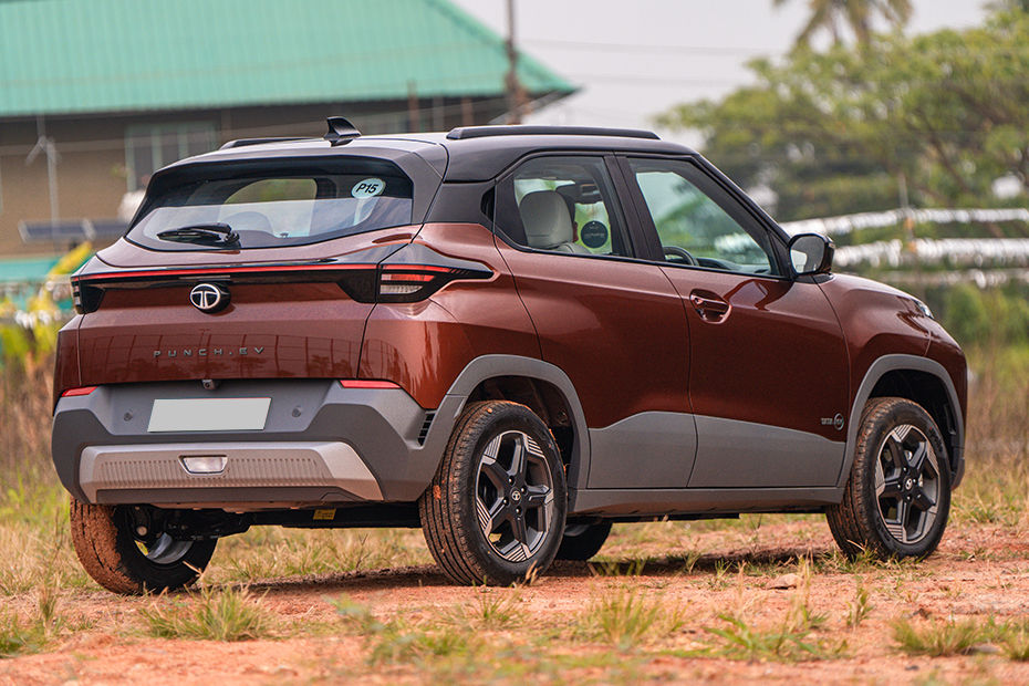 Tata Punch EV Rear Right Three Quarter View