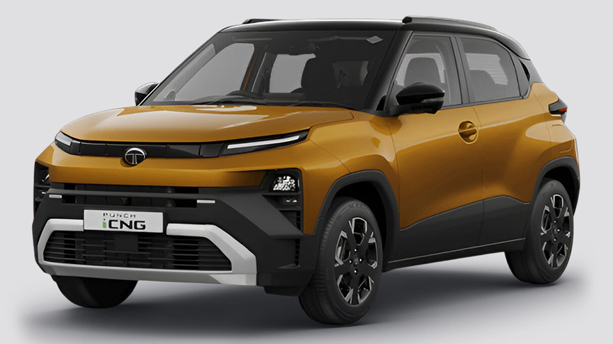 Tata Punch Front Left Quarter View Tata Punch Front Left Quarter View