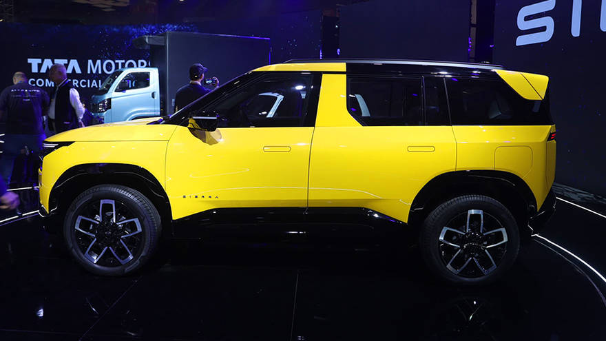 Tata Sierra Side View (Left) 