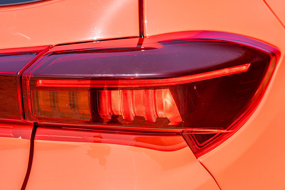 Tata Tiago New LED tail lamps in the Tiago but the centre bit is not illuminated