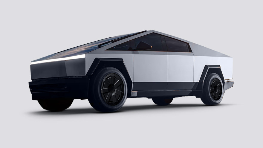  ടെസ്ല സൈബർട്രക്ക് മുന്നിൽ left quarter കാണുക