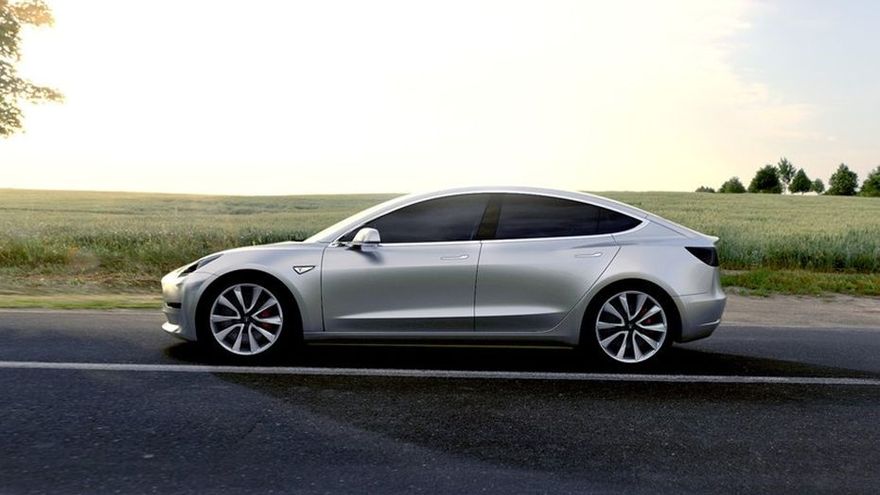 Tesla Model 3 Side View (Left)  Image