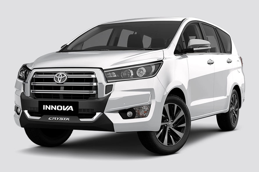 Toyota Innova Crysta Front Left Quarter View