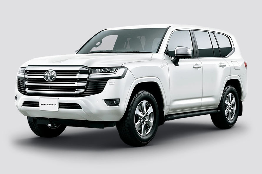 Toyota Land Cruiser 300 Front Left Quarter View Toyota Land Cruiser 300 Front Left Quarter View