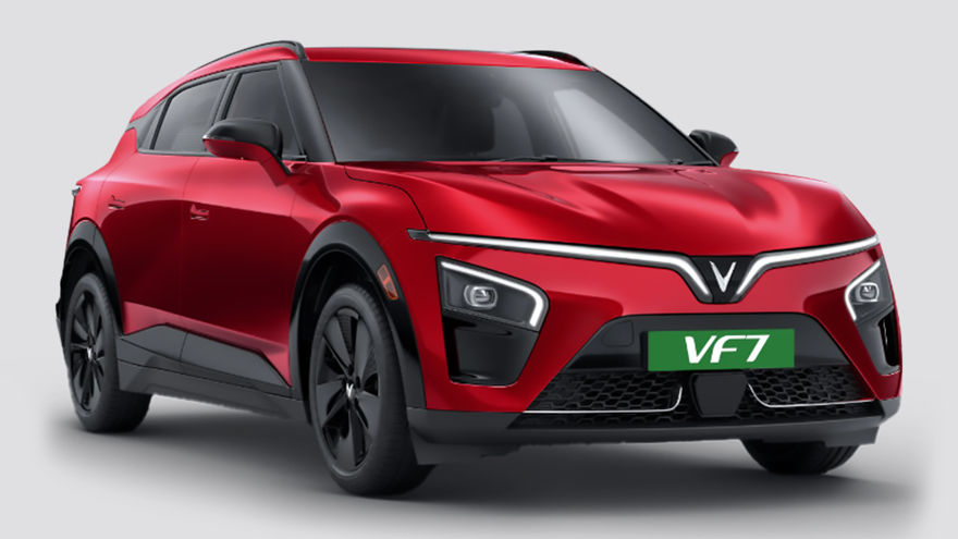 विनफास्ट वीएफ7 फ्रंट right साइड