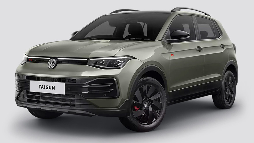 Volkswagen Taigun Facelift Front Left Quarter View