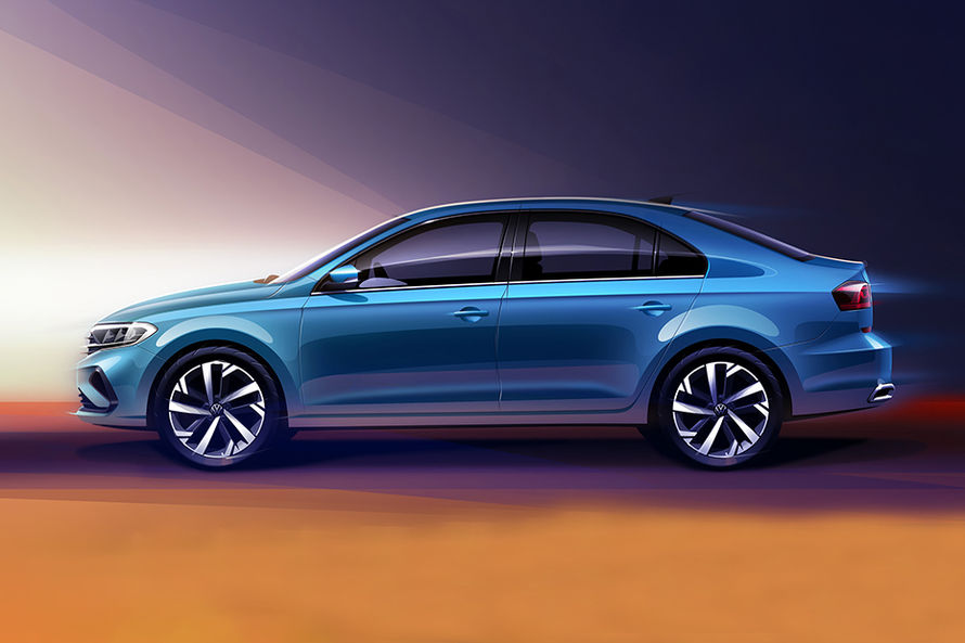 Volkswagen Vento 2021 Side View (Left) 