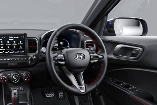 Hyundai Venue N Line Steering Wheel Image