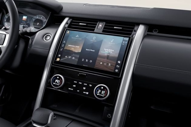 Land Rover Discovery Infotainment System Main Menu Image