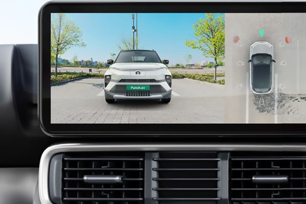 Tata Punch EV Parking Camera Display Image