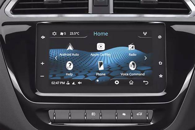 Tata Tiago NRG Infotainment System Main Menu Image