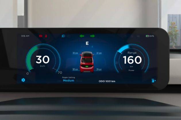 Vayve Mobility Eva Instrument Cluster Image