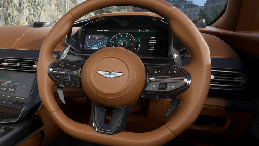 Aston Martin Vanquish Steering Wheel